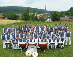 Gruppenfoto des Spielmannszug Kollerbeck 2003